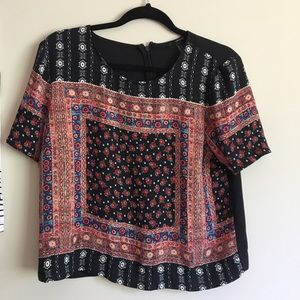 Forever 21 pattern blouse